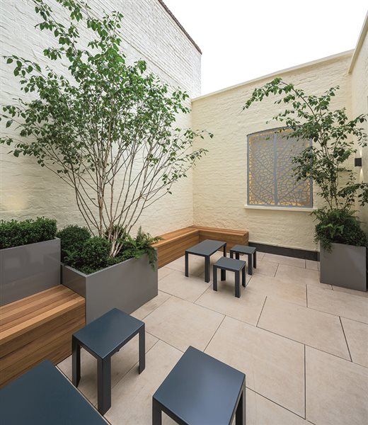 Project: Tiny hotel courtyard
