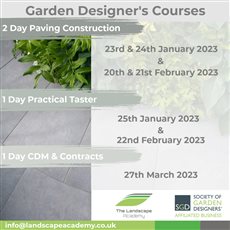 2023 Courses for Garden Designer's