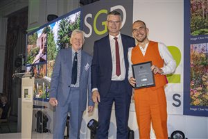 SGD Awards 2022 - Harry Holding - Fresh Designer Landscapes & Gardens Winner - Sponsor  SGD Affiliated Business Partner, Boughton Loam