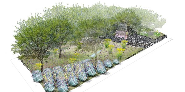 RHS Chelsea Flower Show 2016 : L’Occitane Garden design by James Basson