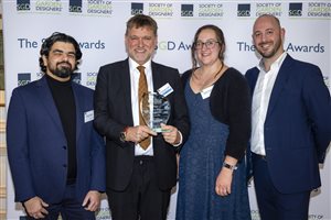SGD Awards 2024 - Andy Sturgeon FSGD - Hardscape Design Winner - Sponsor Bourne Amenity