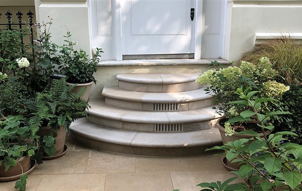 Designing garden steps