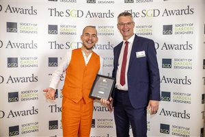 SGD Awards 2022 - Harry Holding - Fresh Designer Landscapes & Gardens Winner - Sponsor  SGD Affiliated Business Partner, Boughton Loam