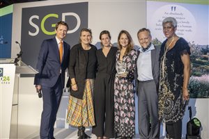SGD Awards 2024 - Adam Hunt & Lulu Urquhart - International, Commercial or Community Landscapes & Gardens Winner - Sponsor Landscape Institute