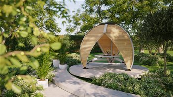 The Shield Leisure shelter is designed for you to have good times with your family and friends in the garden. Whether it is wet or dry, you can carry on with your plans, in the Shield Leisure, without the weather disrupting them.