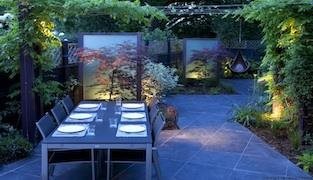 Elegant and sophisticated garden based on contrasts.  BALI Award Winner 2011.